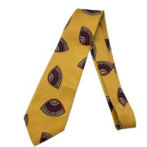 #5576 Talbott Studio for Redwoods and Ross Men's Gold Necktie. Tie 57 x 4.50